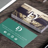 photos on business cards